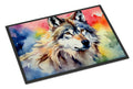 Wolves Wolf  Doormat Indoor Outdoor 18H X 27W Front Door Mat Rugs for Entryway, Non Slip Washable