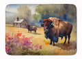 Wood Bison Memory Foam Kitchen Mat Machine Washable Anti-Fatigue Cushion Comfort Bath or Kitchen Rug