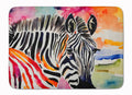 Zebra Memory Foam Kitchen Mat Machine Washable Anti-Fatigue Cushion Comfort Bath or Kitchen Rug