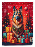 Belgian Tervuren Holiday Christmas House Flag 28x40 Porch Sleeve Pole Decorative Outside Yard Banner Artwork Wall Hanging, Polyester