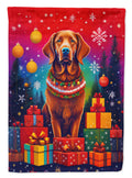Chesapeake Bay Retriever Holiday Christmas House Flag 28x40 Porch Sleeve Pole Decorative Outside Yard Banner Artwork Wall Hanging, Polyester