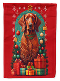 Irish Setter Holiday Christmas House Flag 28x40 Porch Sleeve Pole Decorative Outside Yard Banner Artwork Wall Hanging, Polyester