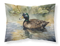 Mallard Duck Swimming Lake Standard Pillowcase Lightweight Super Soft Easy Care Decorative Artwork Pillowcase, Standard