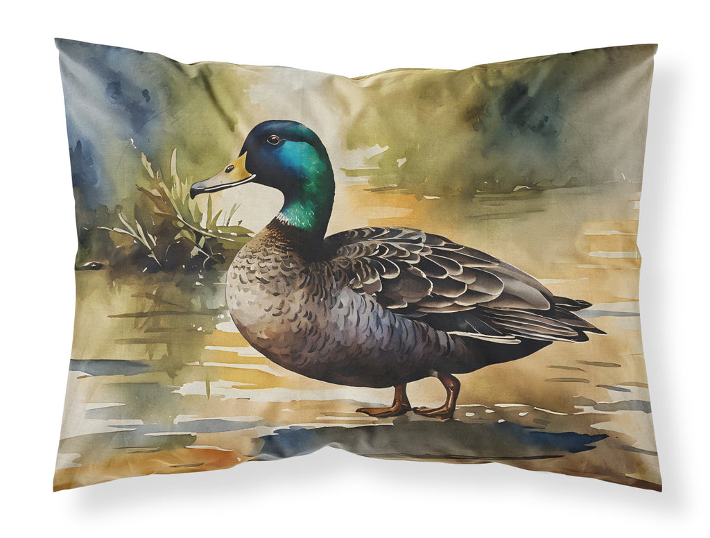 Mallard Duck Shoreline Standard Pillowcase Lightweight Super Soft Easy Care Decorative Artwork Pillowcase, Standard