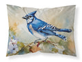 Blue Jay Wildlife Portrait Standard Pillowcase Lightweight Super Soft Easy Care Decorative Artwork Pillowcase, Standard