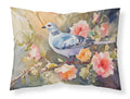 White Dove on Floral Branch Standard Pillowcase Lightweight Super Soft Easy Care Decorative Artwork Pillowcase, Standard