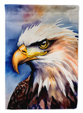 Bald Eagle Portrait Close-Up House Flag 28x40 Porch Sleeve Pole Decorative Outside Yard Banner Artwork Wall Hanging, Polyester