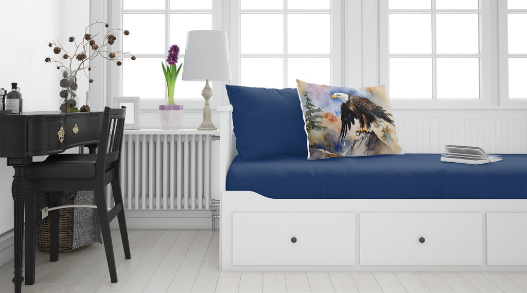 Bald Eagle Perched Rock Wildlife Standard Pillowcase Lightweight Super Soft Easy Care Decorative Artwork Pillowcase, Standard