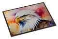 Bald Eagle Portrait Side View Doormat Indoor Outdoor 18H X 27W Front Door Mat Rugs for Entryway, Non Slip Washable