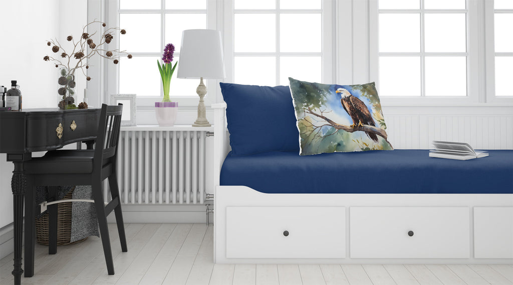 Bald Eagle Perched Tree Branch Standard Pillowcase Lightweight Super Soft Easy Care Decorative Artwork Pillowcase, Standard