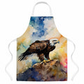 Bald Eagle Perched Rock Wildlife Apron Cooking Kitchen Server Baking Crafts Gardening for Adult Women Men, Unisex, Large, Multicolor