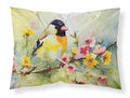 American Goldfinch on Blossom Branch Standard Pillowcase Lightweight Super Soft Easy Care Decorative Artwork Pillowcase, Standard