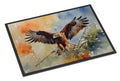 Red Tailed Hawk Landing Wings Spread Doormat Indoor Outdoor 24H X 36W Front Door Mat Rugs for Entryway, Non Slip Washable Low Pile,