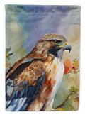 Red Tailed Hawk Portrait Wildlife House Flag 28x40 Porch Sleeve Pole Decorative Outside Yard Banner Artwork Wall Hanging, Polyester