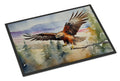 Red Tailed Hawk Flying Landscape Doormat Indoor Outdoor 18H X 27W Front Door Mat Rugs for Entryway, Non Slip Washable