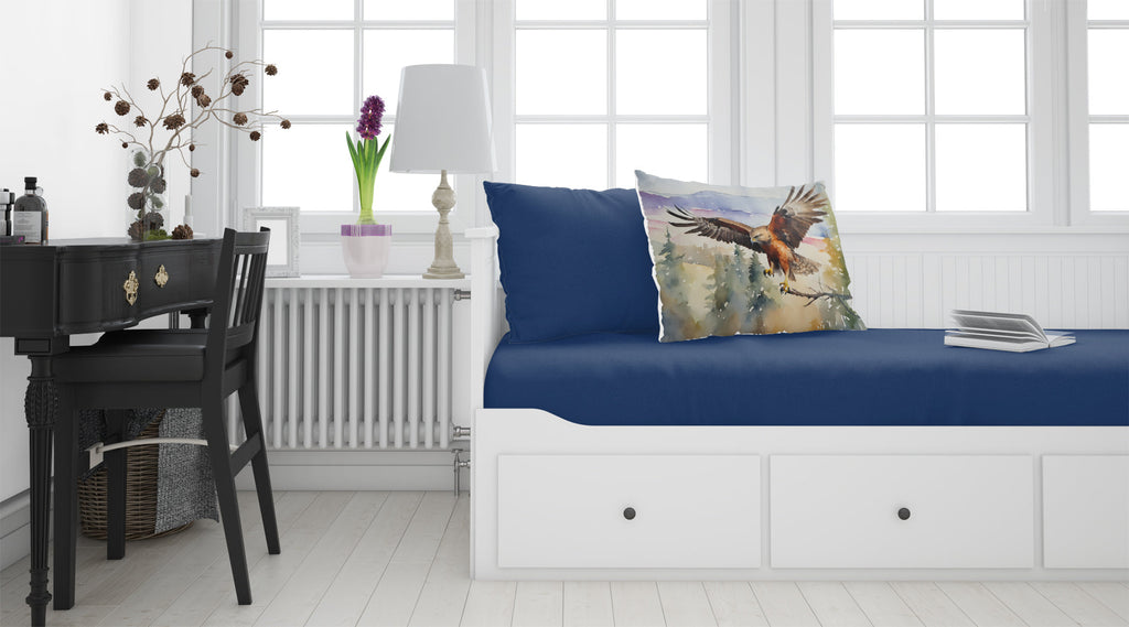Red Tailed Hawk Flying Landscape Standard Pillowcase Lightweight Super Soft Easy Care Decorative Artwork Pillowcase, Standard