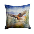 Red Tailed Hawk Flying Landscape Decorative Throw Pillow 18x18 Indoor Outdoor Accent Cushion, Fabric Cover with Insert for Sofa, Bed, Porch & Living Room