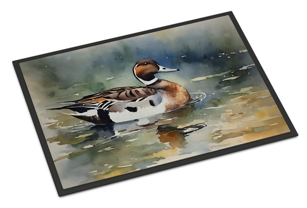 Northern Pintail Duck Swimming Doormat Indoor Outdoor 24H X 36W Front Door Mat Rugs for Entryway, Non Slip Washable Low Pile,