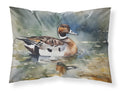 Northern Pintail Duck Swimming Standard Pillowcase Lightweight Super Soft Easy Care Decorative Artwork Pillowcase, Standard