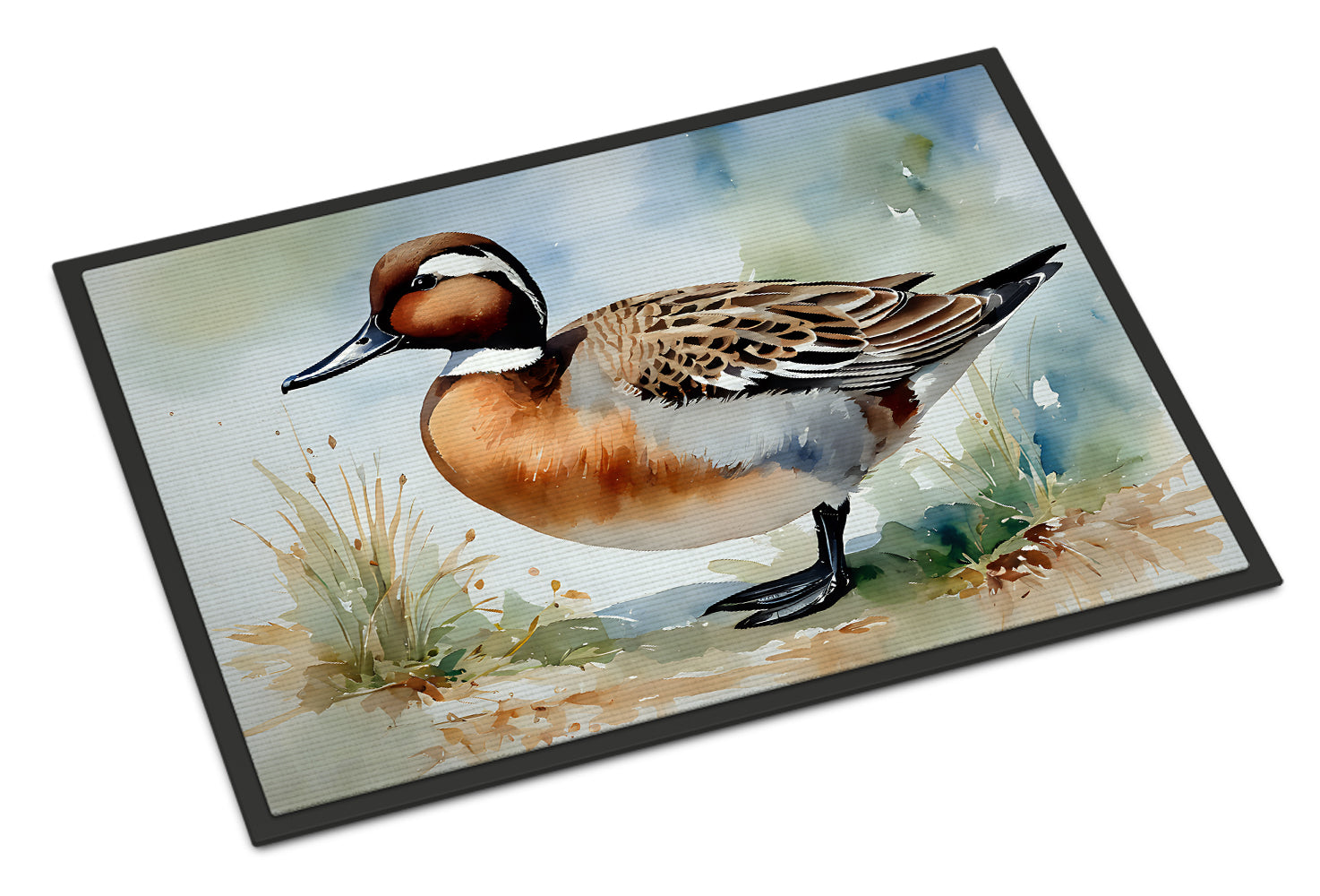 Northern Pintail Duck Standing Shore Doormat Indoor Outdoor 18H X 27W Front Door Mat Rugs for Entryway, Non Slip Washable