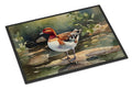 Redhead Duck Standing by Water Doormat Indoor Outdoor 18H X 27W Front Door Mat Rugs for Entryway, Non Slip Washable
