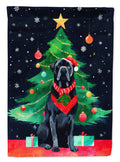 Cane Corso Christmas House Flag 28x40 Porch Sleeve Pole Decorative Outside Yard Banner Artwork Wall Hanging, Polyester