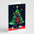 Cane Corso Christmas Greeting Cards Pack of 8 Blank Cards with Envelopes Whimsical A7 Size 5x7