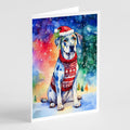 Catahoula Christmas Greeting Cards Pack of 8 Blank Cards with Envelopes Whimsical A7 Size 5x7