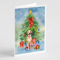 Chesapeake Bay Retriever Christmas Greeting Cards Pack of 8 Blank Cards with Envelopes Whimsical A7 Size 5x7