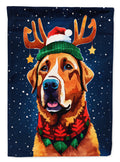 Chesapeake Bay Retriever Christmas House Flag 28x40 Porch Sleeve Pole Decorative Outside Yard Banner Artwork Wall Hanging, Polyester