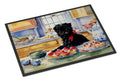 Affenpinscher Christmas Cookies Doormat Indoor Outdoor 24H X 36W Front Door Mat Rugs for Entryway, Non Slip Washable Low Pile,