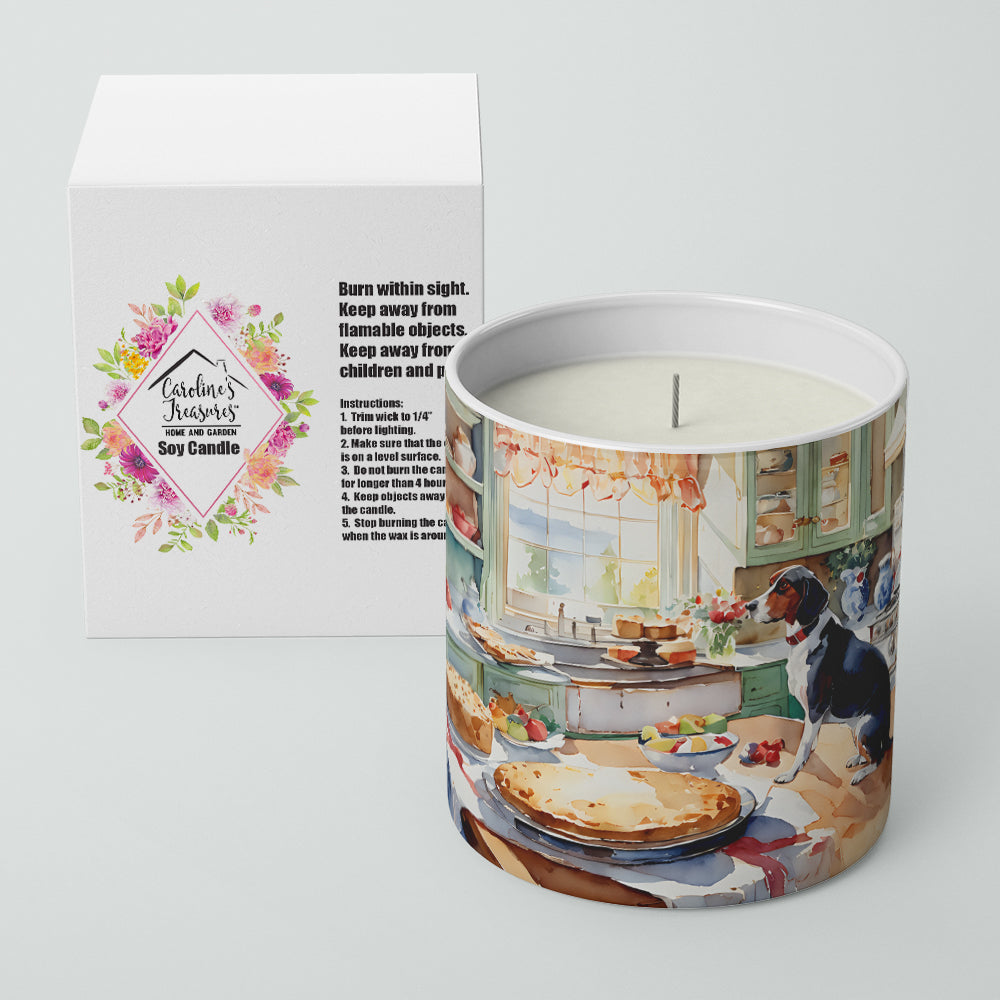 American English Coonhound Christmas Cookies Decorative Soy Candle Nature Soy Wax Essential Oil Home Decor Ideal for Bedroom Kitchen Bath Office Gift, 10 oz