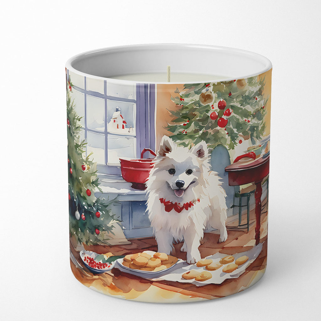 American Eskimo Christmas Cookies Decorative Soy Candle Nature Soy Wax Essential Oil Home Decor Ideal for Bedroom Kitchen Bath Office Gift, 10 oz