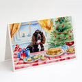 American Water Spaniel Christmas Cookies Greeting Cards Pack of 8 Blank Cards with Envelopes Whimsical A7 Size 5x7