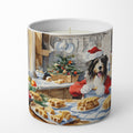 Bearded Collie Christmas Cookies Decorative Soy Candle Nature Soy Wax Essential Oil Home Decor Ideal for Bedroom Kitchen Bath Office Gift, 10 oz