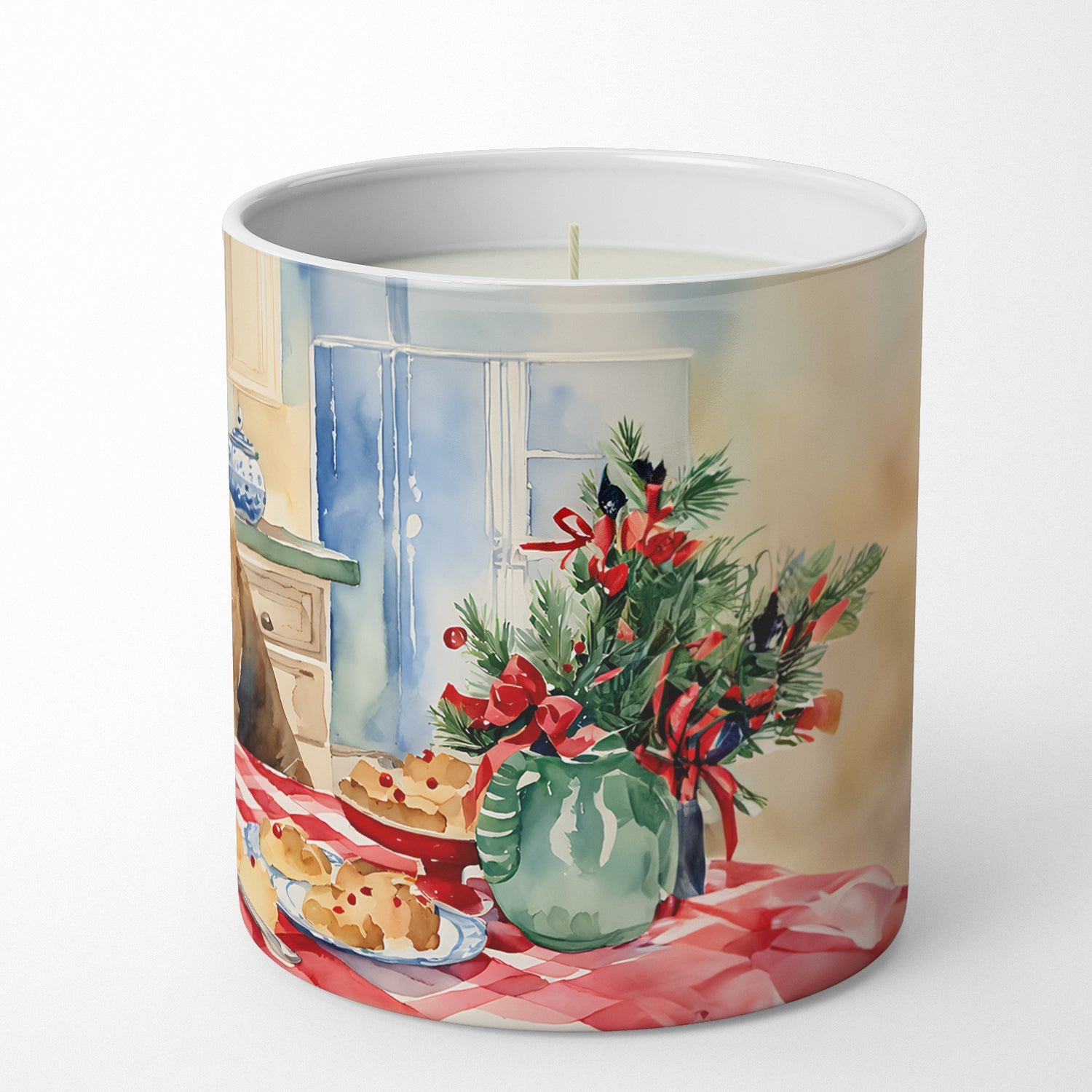 Belgian Malinois Christmas Cookies Decorative Soy Candle Nature Soy Wax Essential Oil Home Decor Ideal for Bedroom Kitchen Bath Office Gift, 10 oz