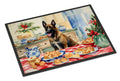 Belgian Malinois Christmas Cookies Doormat Indoor Outdoor 24H X 36W Front Door Mat Rugs for Entryway, Non Slip Washable Low Pile,
