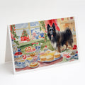 Belgian Sheepdog Christmas Cookies Greeting Cards Pack of 8 Blank Cards with Envelopes Whimsical A7 Size 5x7