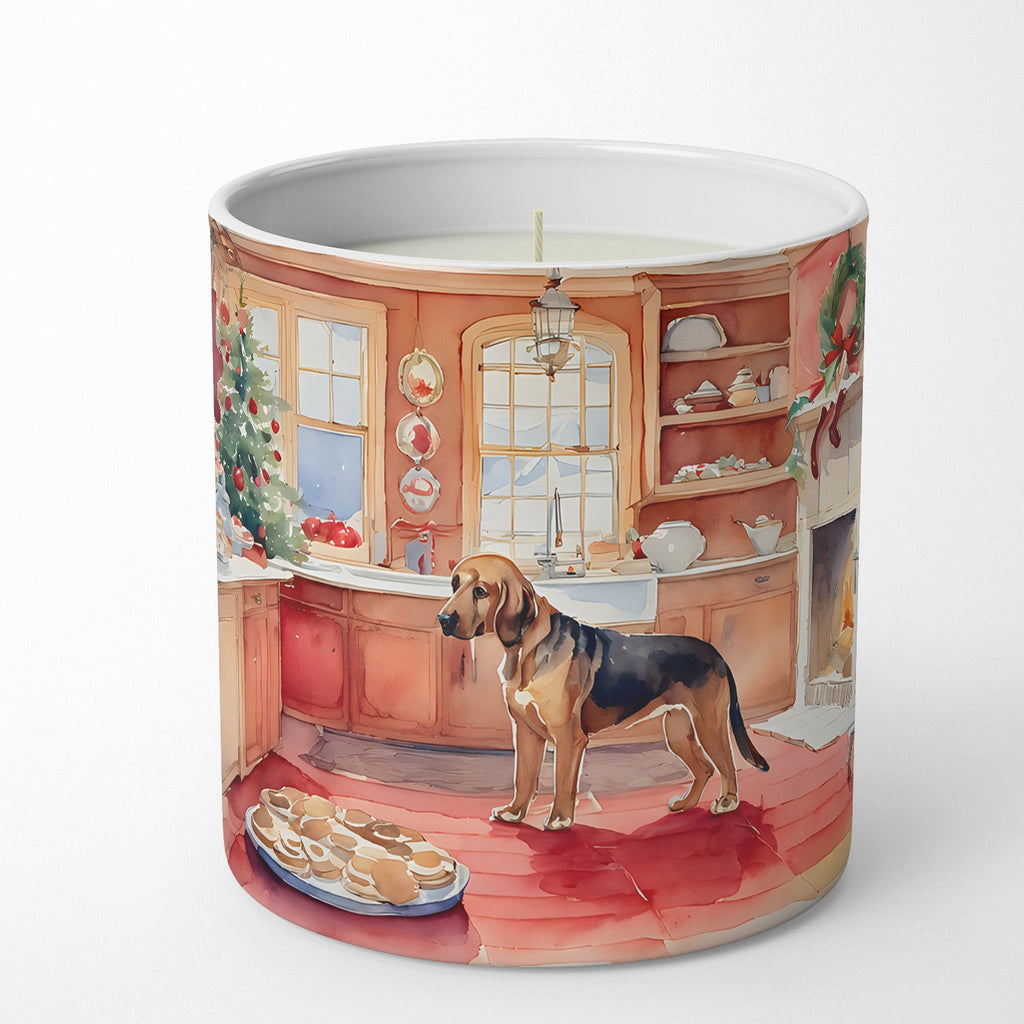 Bloodhound Christmas Cookies Decorative Soy Candle Nature Soy Wax Essential Oil Home Decor Ideal for Bedroom Kitchen Bath Office Gift, 10 oz