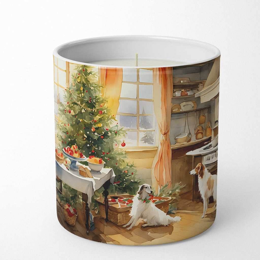 Borzoi Christmas Cookies Decorative Soy Candle Nature Soy Wax Essential Oil Home Decor Ideal for Bedroom Kitchen Bath Office Gift, 10 oz