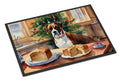 Boxer Christmas Cookies Doormat Indoor Outdoor 24H X 36W Front Door Mat Rugs for Entryway, Non Slip Washable Low Pile,