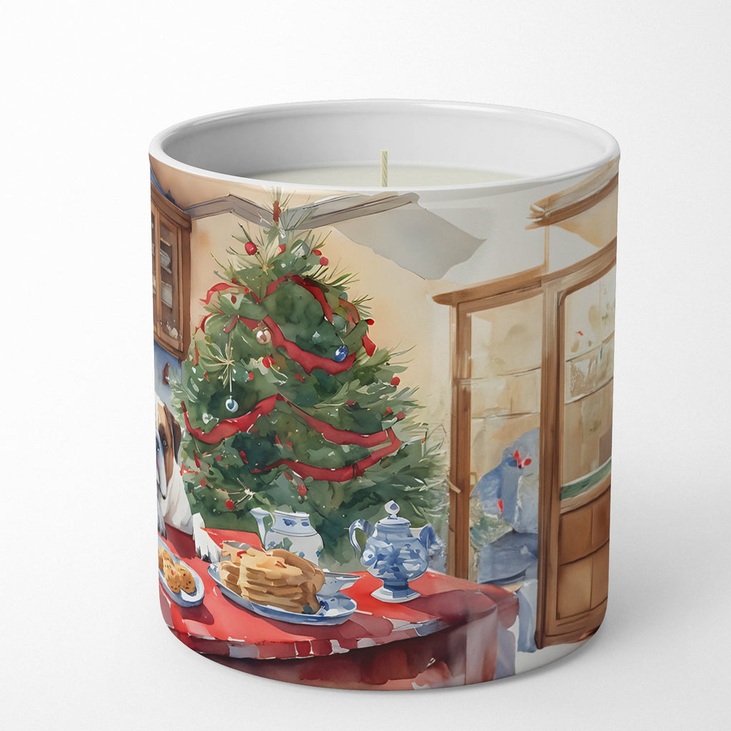 Boxer Christmas Cookies Decorative Soy Candle Nature Soy Wax Essential Oil Home Decor Ideal for Bedroom Kitchen Bath Office Gift, 10 oz