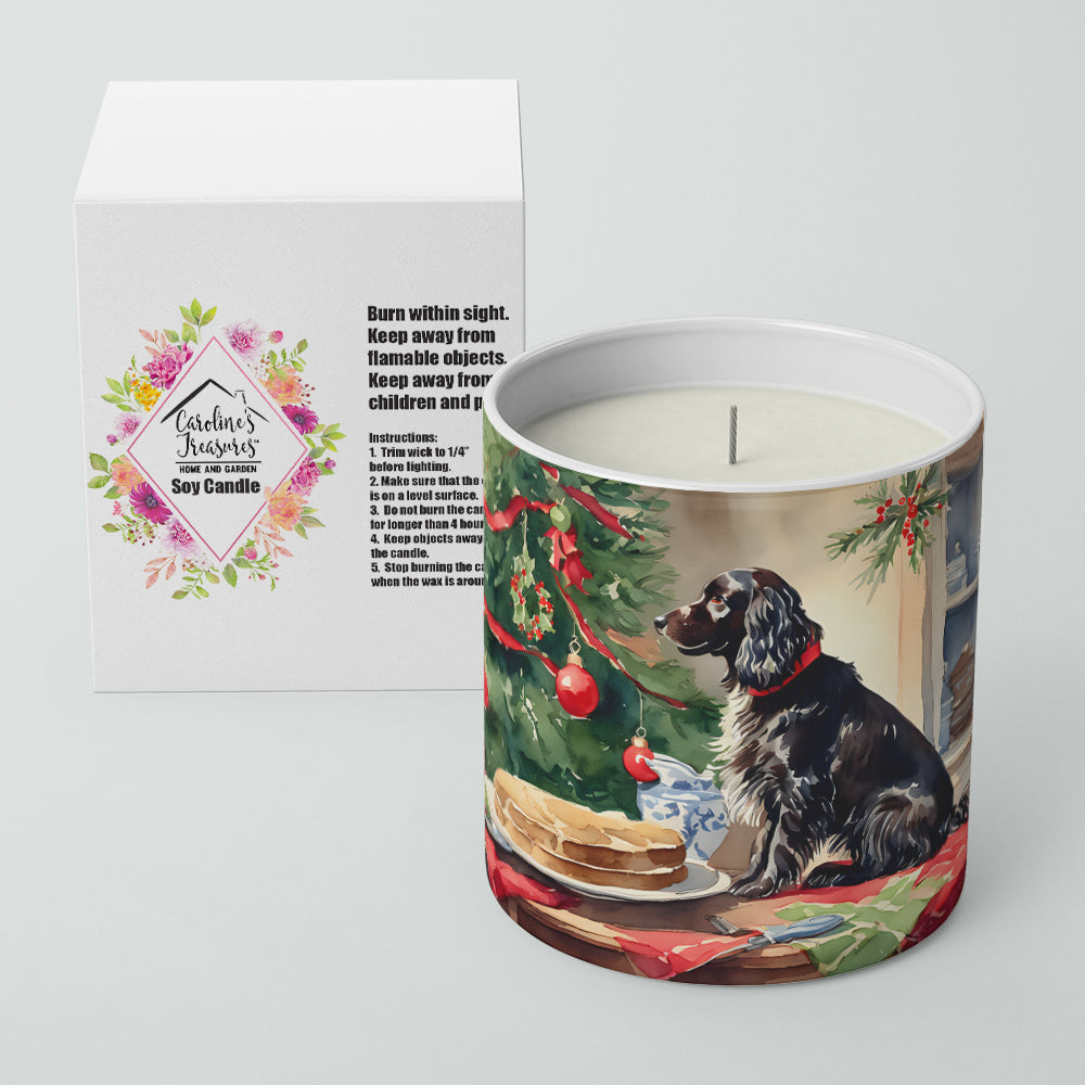 Boykin Spaniel Christmas Cookies Decorative Soy Candle Nature Soy Wax Essential Oil Home Decor Ideal for Bedroom Kitchen Bath Office Gift, 10 oz