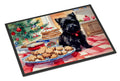 Cairn Terrier Christmas Cookies Doormat Indoor Outdoor 18H X 27W Front Door Mat Rugs for Entryway, Non Slip Washable