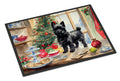 Cairn Terrier Christmas Cookies Doormat Indoor Outdoor 24H X 36W Front Door Mat Rugs for Entryway, Non Slip Washable Low Pile,