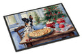 Catahoula Christmas Cookies Doormat Indoor Outdoor 18H X 27W Front Door Mat Rugs for Entryway, Non Slip Washable