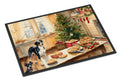 Catahoula Christmas Cookies Doormat Indoor Outdoor 18H X 27W Front Door Mat Rugs for Entryway, Non Slip Washable