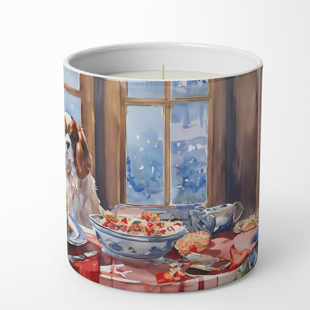 Cavalier Spaniel Christmas Cookies Decorative Soy Candle Nature Soy Wax Essential Oil Home Decor Ideal for Bedroom Kitchen Bath Office Gift, 10 oz