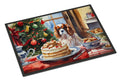 Cavalier Spaniel Christmas Cookies Doormat Indoor Outdoor 24H X 36W Front Door Mat Rugs for Entryway, Non Slip Washable Low Pile,