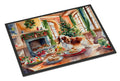 Cavalier Spaniel Christmas Cookies Doormat Indoor Outdoor 24H X 36W Front Door Mat Rugs for Entryway, Non Slip Washable Low Pile,